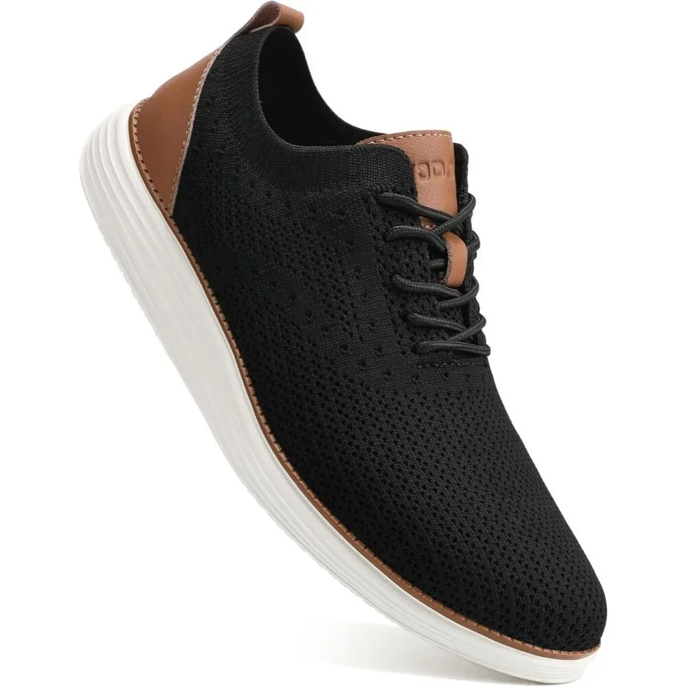 ⚡Men's Black Oxfords Business Mesh Breathable Tennis Comfortable Walking Shoes